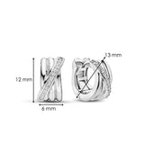 Zirkonia Crossover Hoops