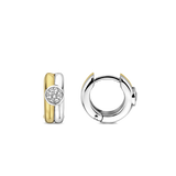 Double Ring Hoops met steen