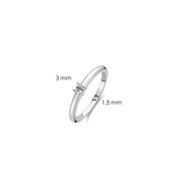 Classic Zirkonia Ring 3mm