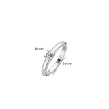 Classic Zirkonia Ring 4mm