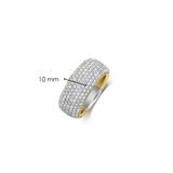 Chunky Zirkonia Ring - L model