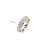 Chunky Zirkonia Ring - M model