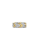 Vintage Zirkonia Schakel Ring