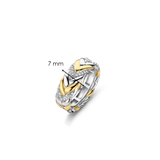 Vintage Zirkonia Schakel Ring