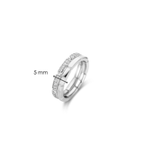 Vintage Zirkonia Schakel Ring