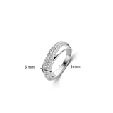 Zirkonia Crossover Ring - S model