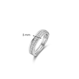 Layered Zirkonia Ring