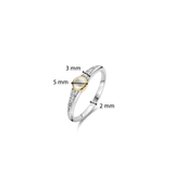 Zirkonia Moon Ring