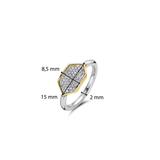 Zirkonia Cosmic Ring