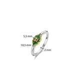 Emerald Sun Ring
