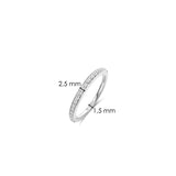 Dunne Zirkonia Ring
