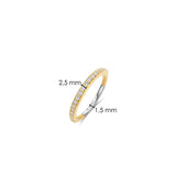 Dunne Zirkonia Ring