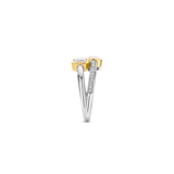 Double Cushion Zirkonia Ring