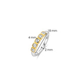 Vierkante Zirkonia Tennis Ring