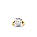 Zirkonia Cushion Ring met parel