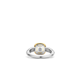 Zirkonia Cushion Ring met parel