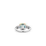 Turqoise Zirkonia Cushion Ring