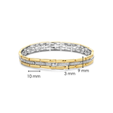 Vintage Zirkonia Schakel Armband