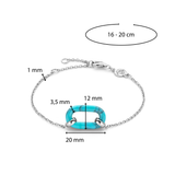 TI SENTO Armband 23008TQ