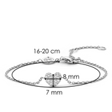 Zirkonia Hartjes Armband
