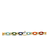Multicolour Schakel Statement Ketting