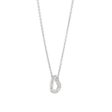Zirkonia Hartjes Ketting