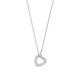 Zirkonia Hartjes Ketting