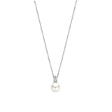 Ketting met parel en zirkonia