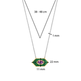Emerald Cosmic Ketting