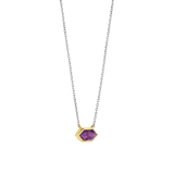 Paarse Gem Ketting