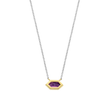 Paarse Gem Ketting