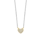 Zirkonia Hartjes Ketting