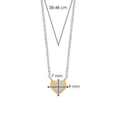 Zirkonia Hartjes Ketting