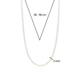 Dunne Parel Ketting