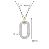 Signature Open Zirkonia Ketting