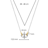Coffee Bean Zirkonia Ketting