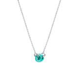 Coffee Bean Turqoise Ketting