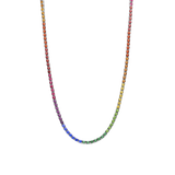 Multi Colour Tennis Ketting