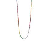 Multi Colour Tennis Ketting