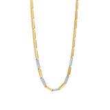Vintage Zirkonia Schakel Ketting