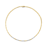 Vintage Zirkonia Schakel Ketting