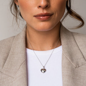 Zilveren goldplated hanger hart voor dames | Lucardi-NL Zilveren goldplated hanger hart voor dames | Lucardi-NL