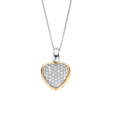 Zirkonia Hartjes Ketting met hanger