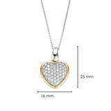 Zirkonia Hartjes Ketting met hanger