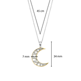 Moon Parel Ketting met hanger