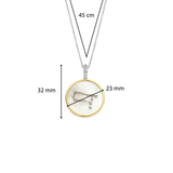 Sterrenbeeld Ketting met hanger - Tweelingen