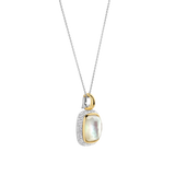 Zirkonia Cushion Parel ketting met hanger