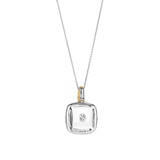 Zirkonia Cushion Parel ketting met hanger