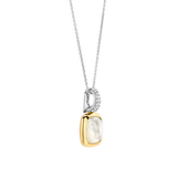 Zirkonia Cushion Parel ketting met hanger