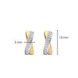 Zirkonia Crossover Hoops